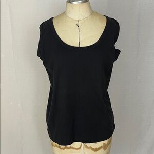 Lasolas Classic Black Women's Tank Top Size Medium